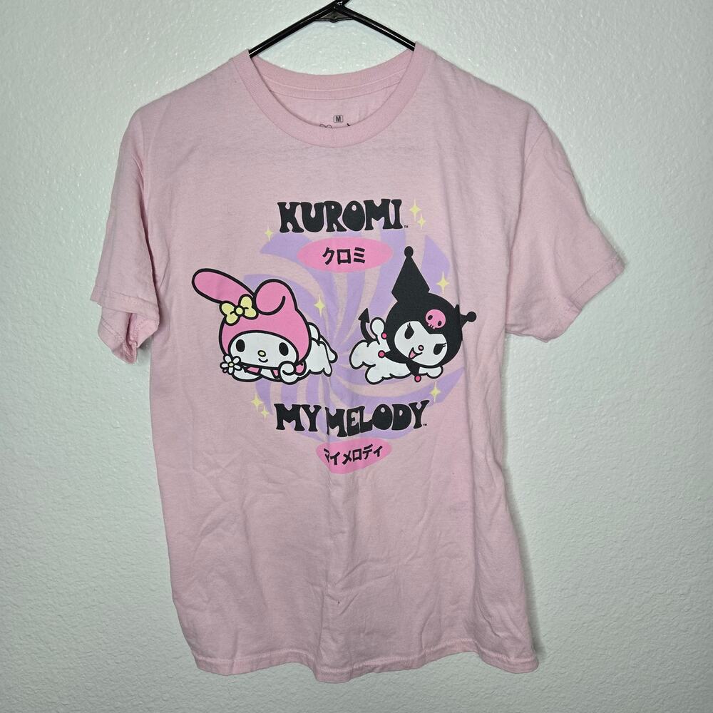 Kuromi My Melody Pink T Shirt Size Medium
